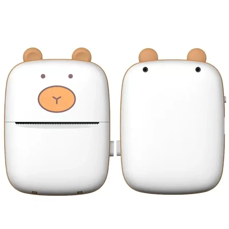 HD Mini Label Printer Thermal Portable A8 Printers Sticker Transparent Paper 57mm Inkless Wireless 203dpi Android IOS Phone