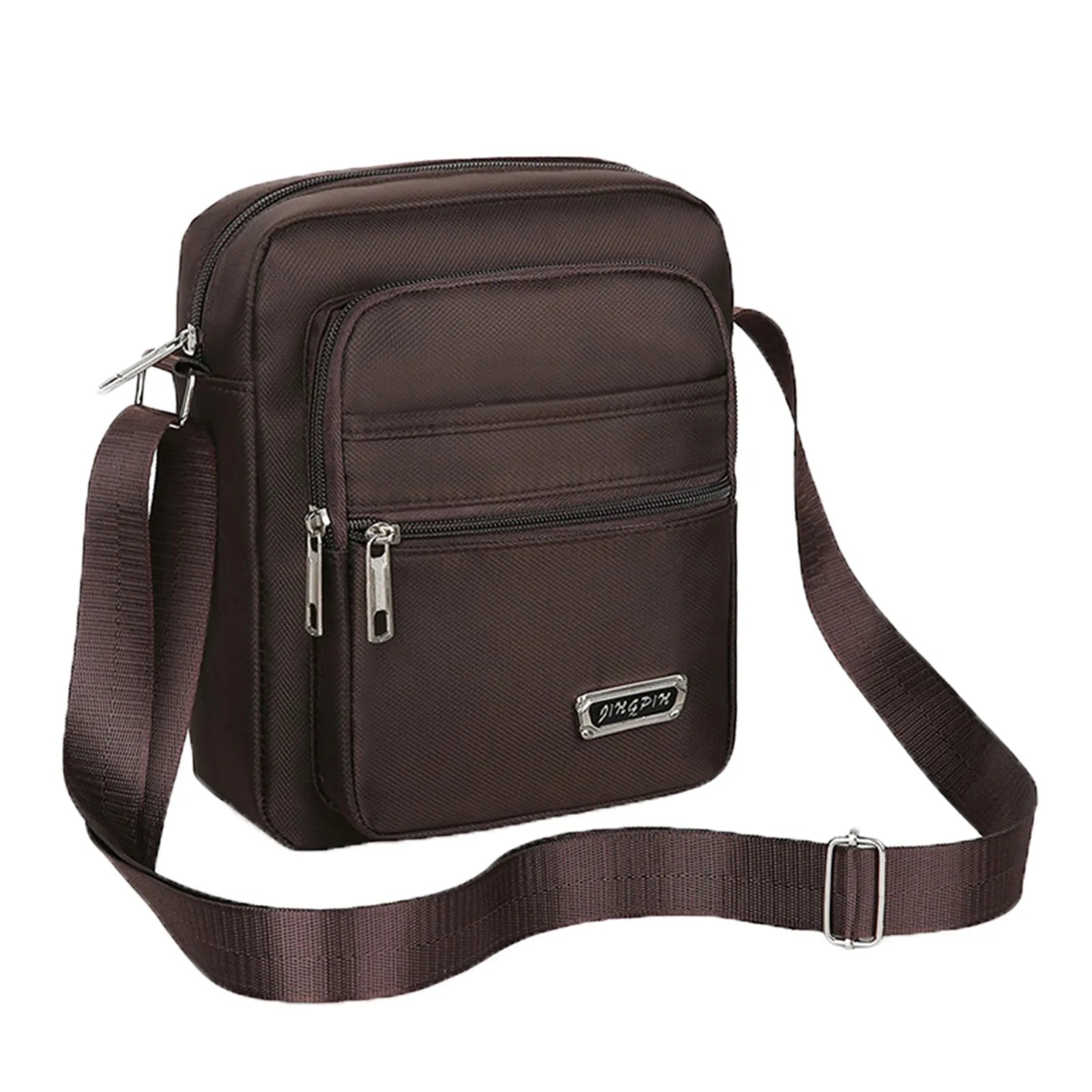 Waterproof Men Crossbody Bags Male Nylon Shoulder Bags Boy Messenger Bag Man Handbags For Travel Casual Large Satchel Grey Bags