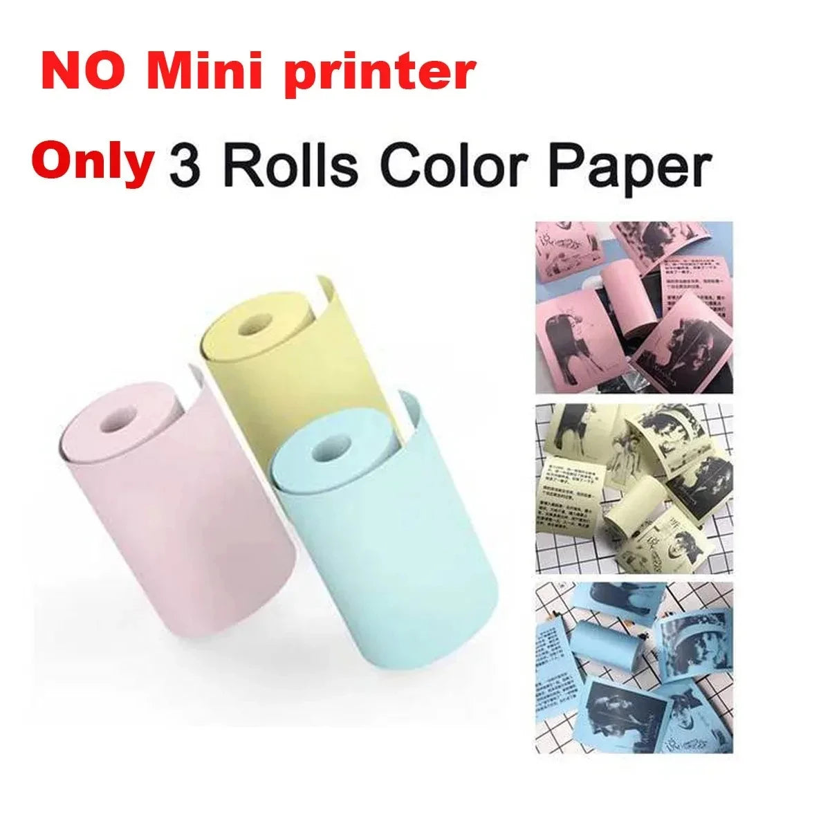 HD Mini Label Printer Thermal Portable A8 Printers Sticker Transparent Paper 57mm Inkless Wireless 203dpi Android IOS Phone